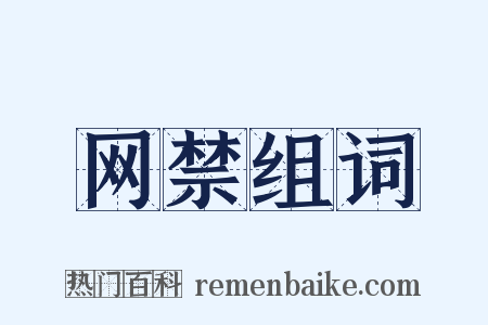 网禁组词是什么意思的图片